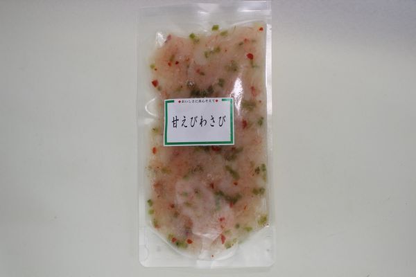 〔業(yè)務用大量?お買い得〕甘えびわさび1ｋｇ〔E〕北港直販☆甘エビ?甘海老?ワサビ?山葵☆