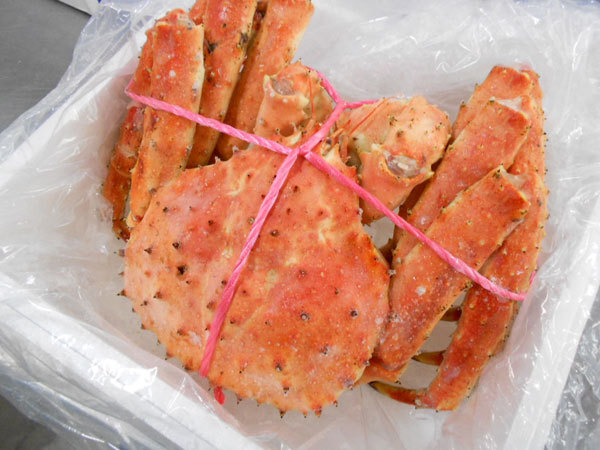 〔ジャンボサイズ〕冷凍ボイルタラバガニ姿3.6ｋｇ前后〔Ｋ〕北港 直販☆かに?蟹?たらば〔同梱不可〕