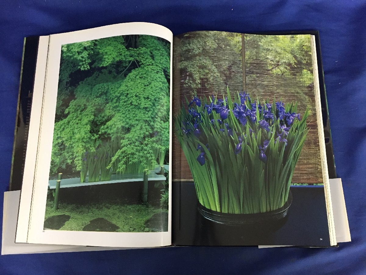 ★３６―２１７★書(shū)籍　[川瀬敏郎のいけばな集] Inspired Flower Arrangements 帯付き 図版 寫真集 資料 解説書(shū) 華道 盆栽 [80]