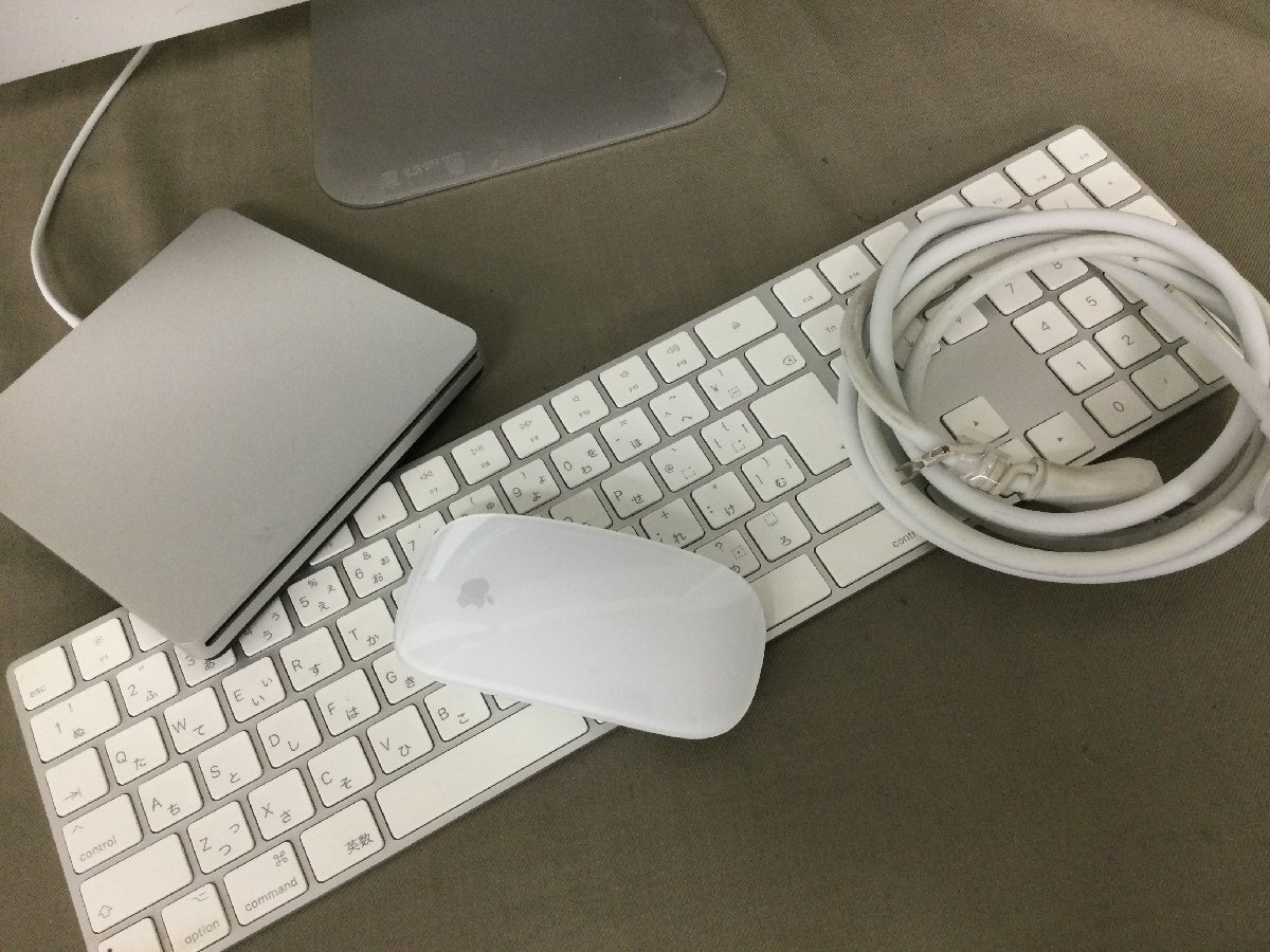 *T-346* настольный PC Apple iMac A1418 21.5 дюймовый жидкокристаллический /USB SuperDrive A1379/ мышь / клавиатура HDD нет утиль [140]