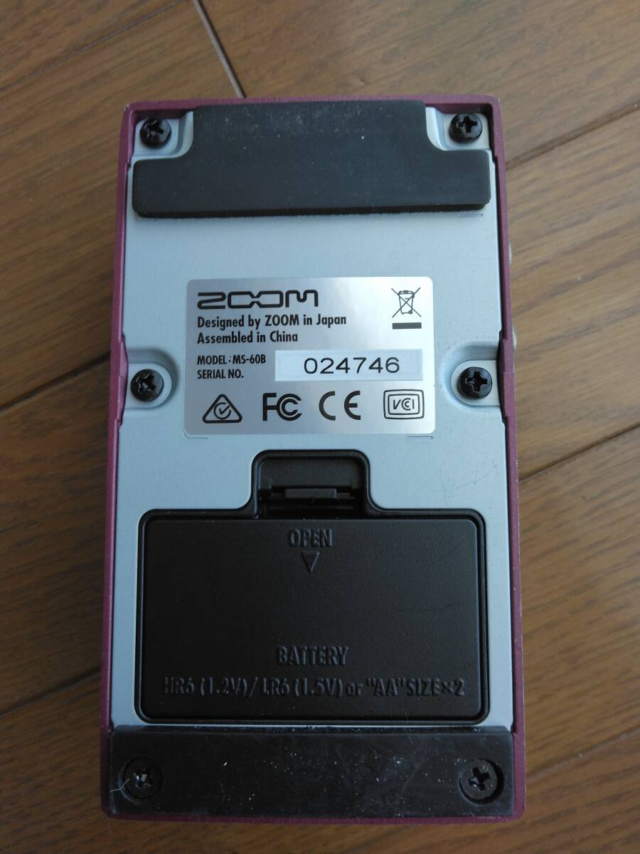 ZOOM ( ズーム ) / MS-60B ベース用マルチエフェクター 中古美品★