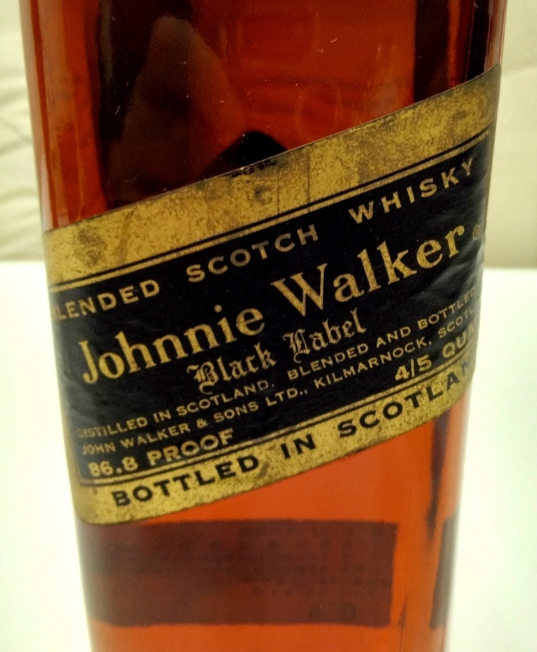 ☆古酒【特級】JOHNNIE WALKER/ジョニーウォーカー 黒ラベル 金