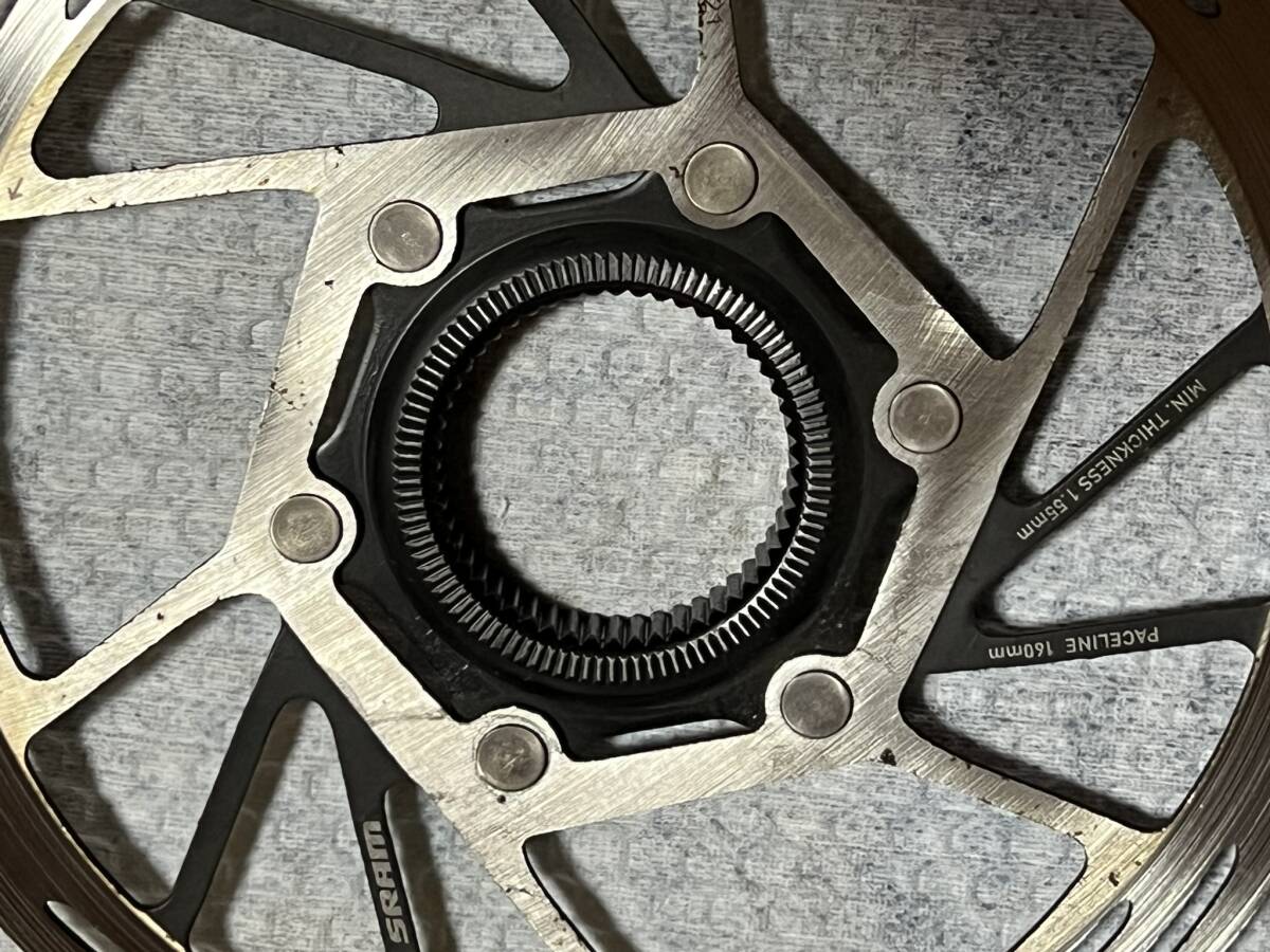 SRAM Paceline 160mm 160mmセンターロックディスクローターセット