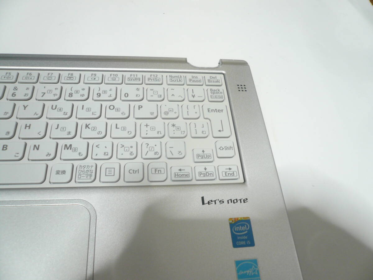 全キー検査及びアルコール清掃済み★CF-AX2にも転用可能。CF-AX3用 キーボードとパームレスト?！颳in10起動確認済み中古