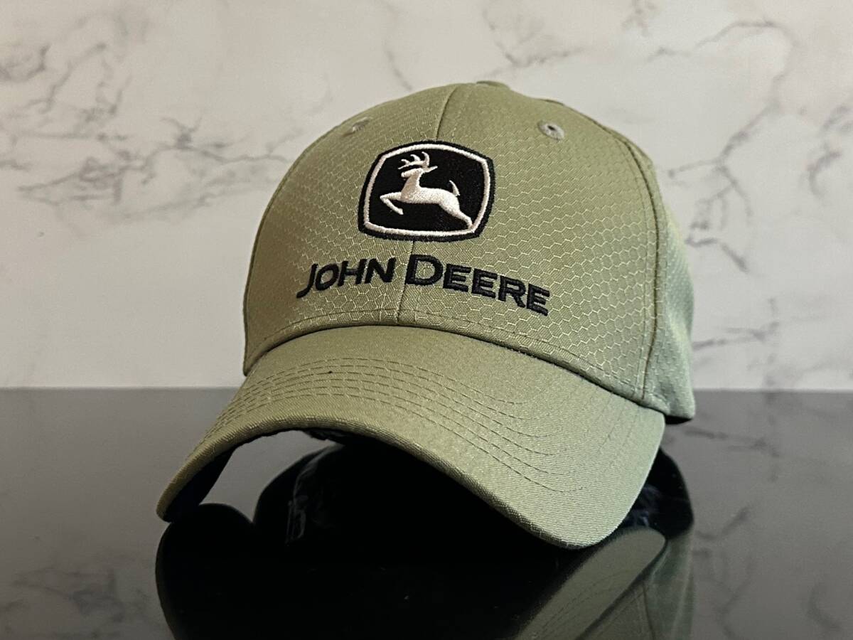 [ не использовался товар ]945ZC прохладный *JOHN DEERE John *tia колпак шляпа CAP прохладный . оливковый зеленый . оригинал Logo!{FREE размер }