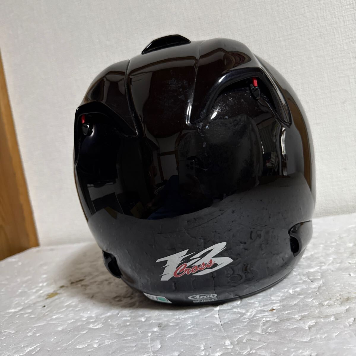 アライヘルメット　黒 59.60 CM made in japan