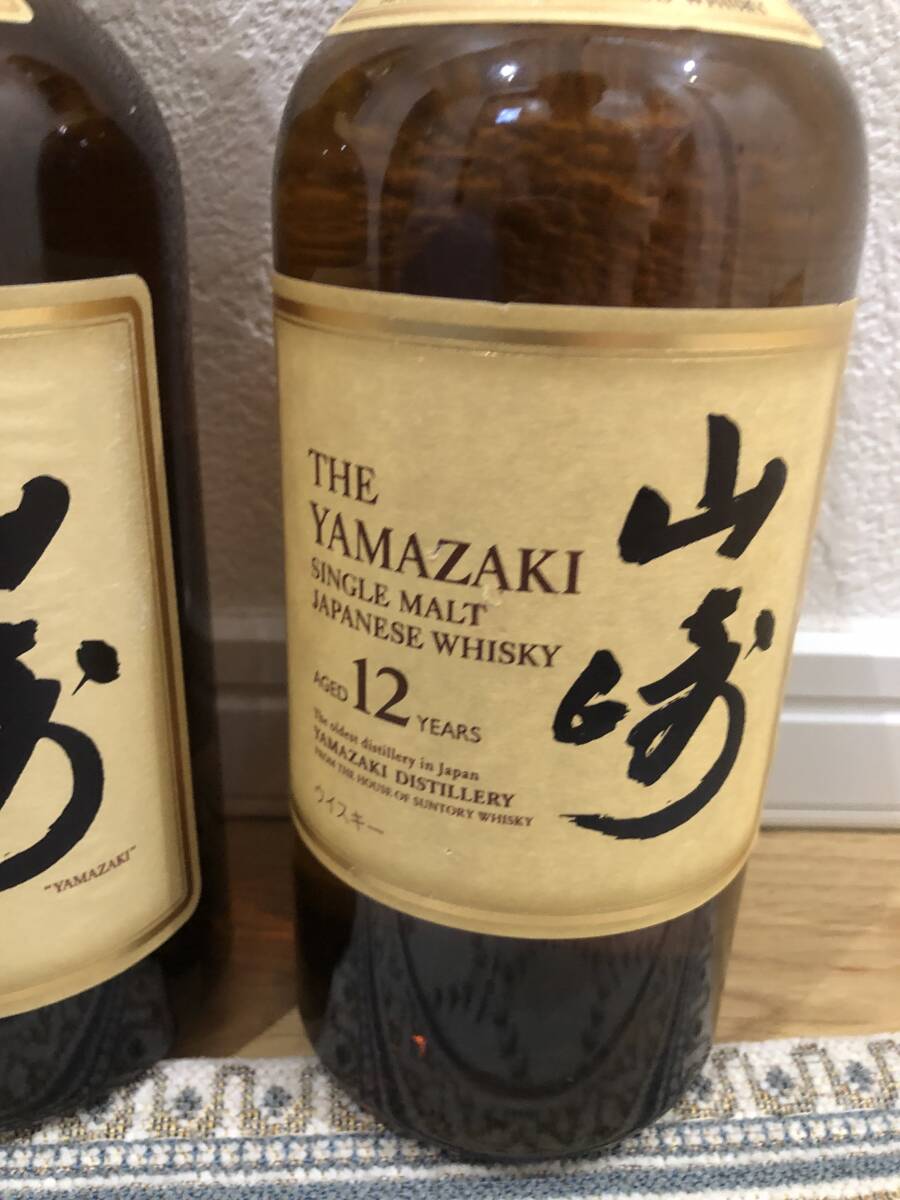 山崎 12年 シングルモルト ウイスキー 700ml サントリー 未開封