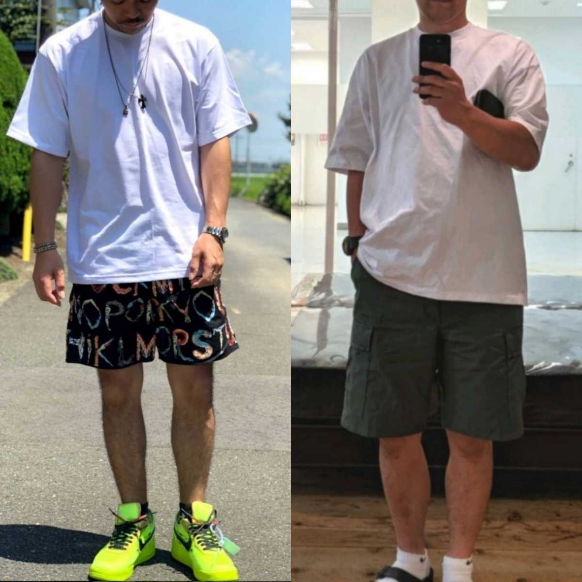 新品未使用 プロクラブ ヘビーウエイト 半袖 Tシャツ ホワイト 2枚セット 無地 厚手 XXL 6.5oz PRO CLUB