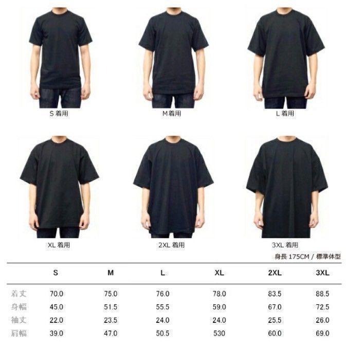 新品未使用 プロクラブ ヘビーウエイト プリント 半袖 Tシャツ E柄 XL 黒