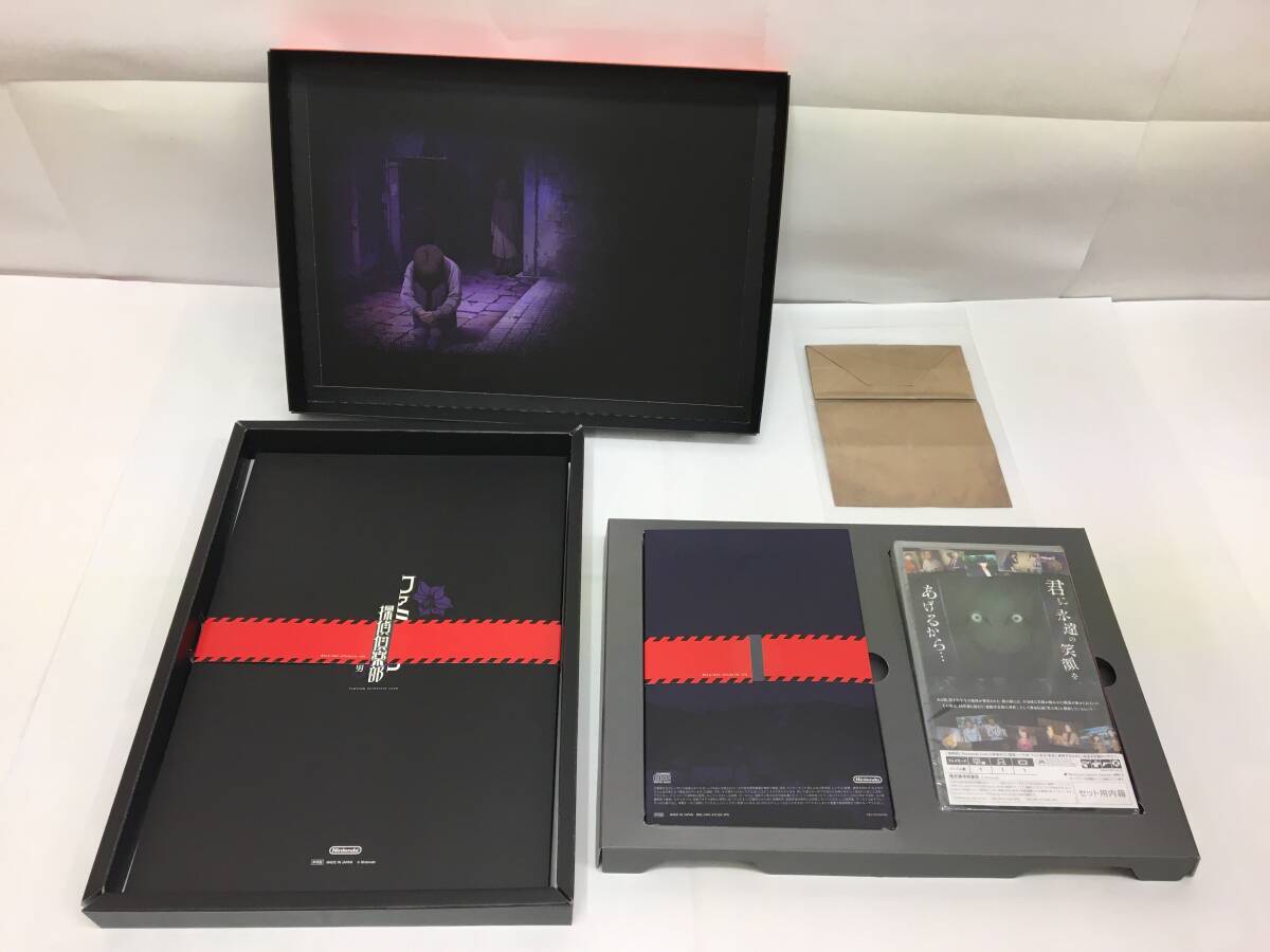 G496 Switch игра soft [ не использовался товар ] Famicom .. клуб смех . мужчина COLLECTOR'S EDITION ограниченая версия саундтрек CD/ исследование файл / доказательство . товар 