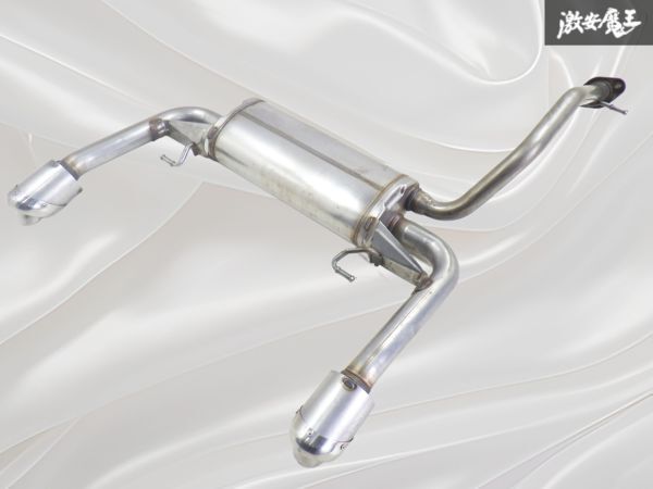 新車外し ダイハツ 純正 LA400K コペン マフラー リアピース 左右出し 即納 棚