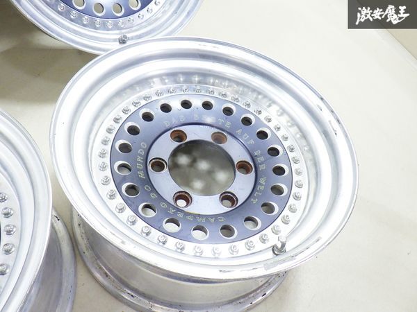 DER WELT CAMPEAO DO MUNDO ラグナディフォース レンコン ディッシュ 15インチ 139.7 深リム 舊車 クロカン 4WD リフトアップ 棚1F