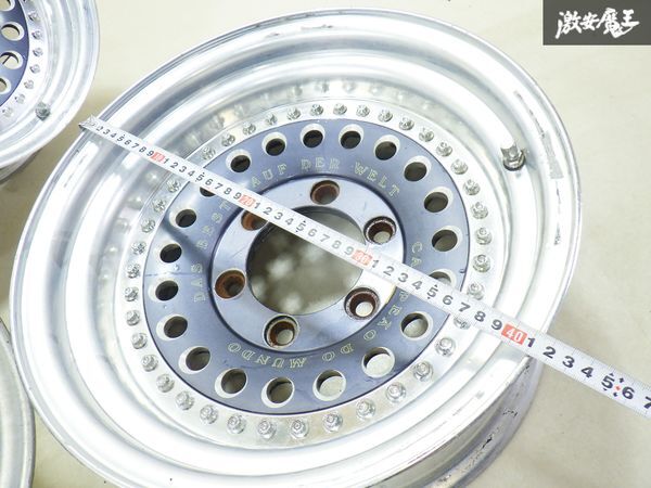 DER WELT CAMPEAO DO MUNDO ラグナディフォース レンコン ディッシュ 15インチ 139.7 深リム 舊車 クロカン 4WD リフトアップ 棚1F