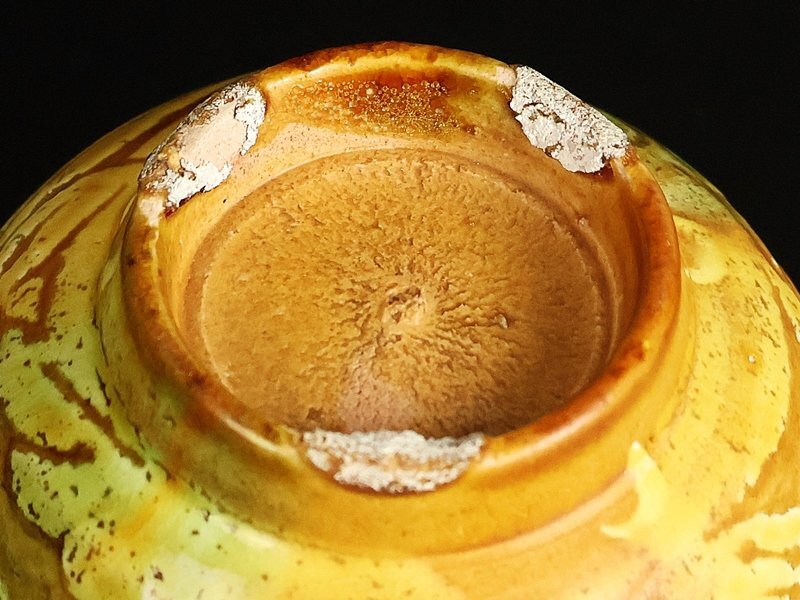 希少 最上作 名品)河井寛次郎 練上手盃 武一識箱(真作) 希少