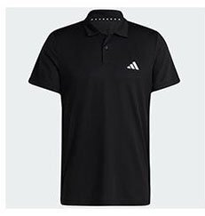 アディダス adidas IB8103 トレイン エッセンシャルズ トレーニング ポロシャツ ブラック XL