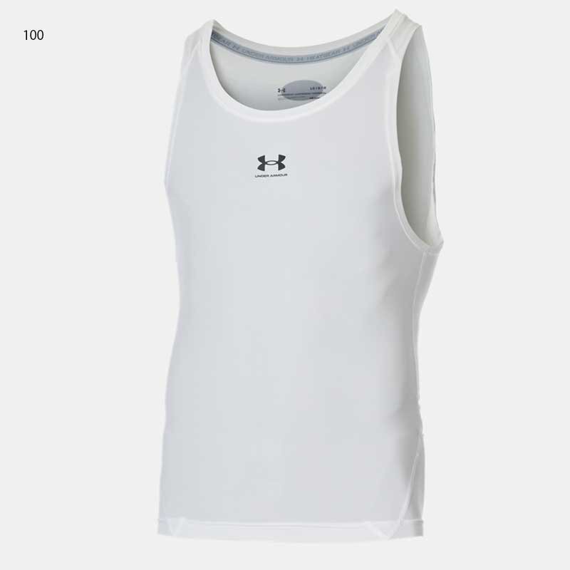 UNDER ARMOUR アンダーアーマー 1371947 UA HEATGEAR COMPRESSION SLEE バスケットボールウェア ホワイト XXL