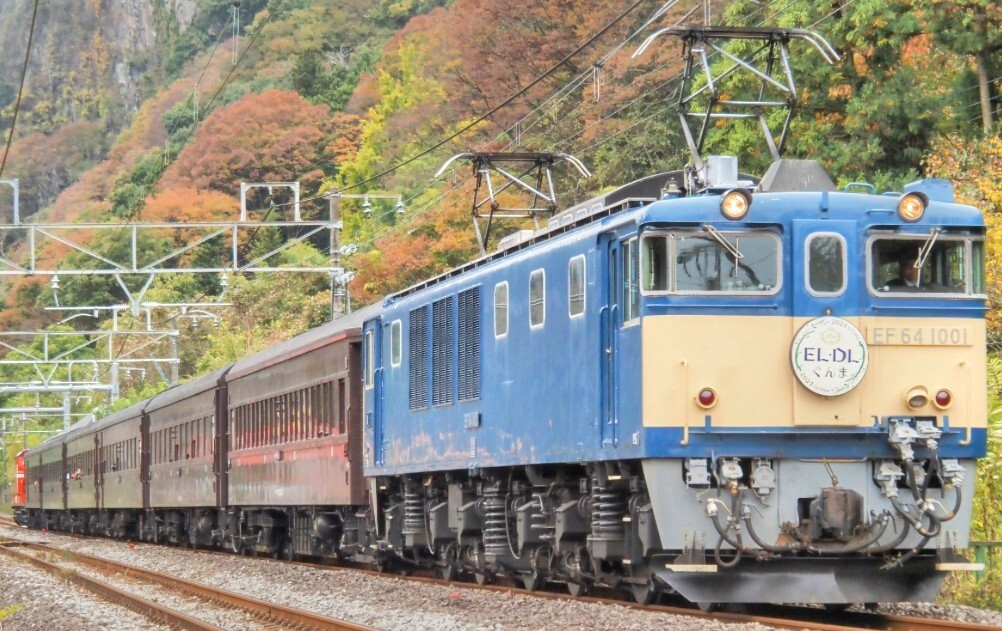 トレインスタンプラリー JR東日本 EL?DL 引退記念グッズ　ELぐんま fin?DLぐんま fin 　【オリジナルヘッドマーク　タオル】※直徑25? 