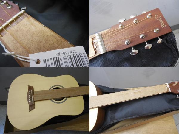 S.Yairi・S.ヤイリ・YM-02 / NTL・ナチュラル・コンパクトギター (未使用品・元箱あり)  全長88.5㎝_画像9