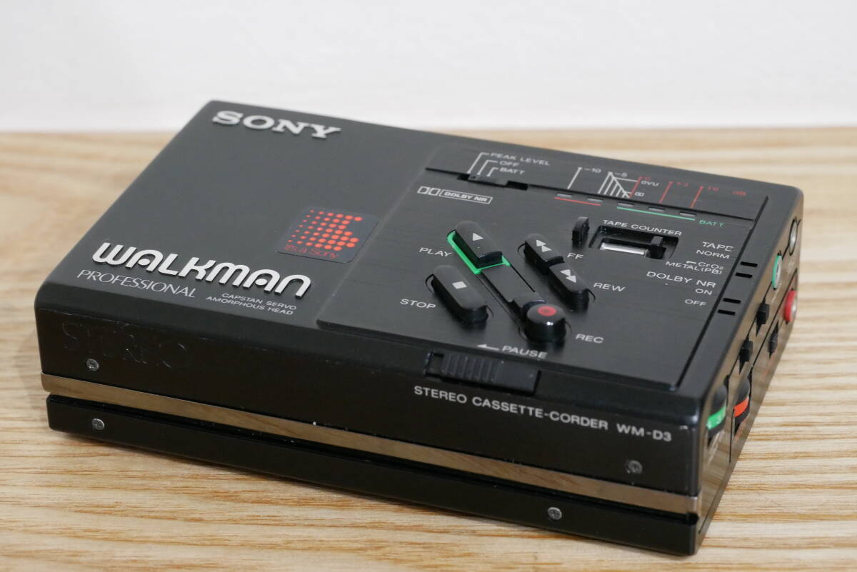 ★動作品 SONY ステレオカセットコーダー　WM-D3★WALKMAN PROFESSIONAL STEREO CASETTE-CORDER