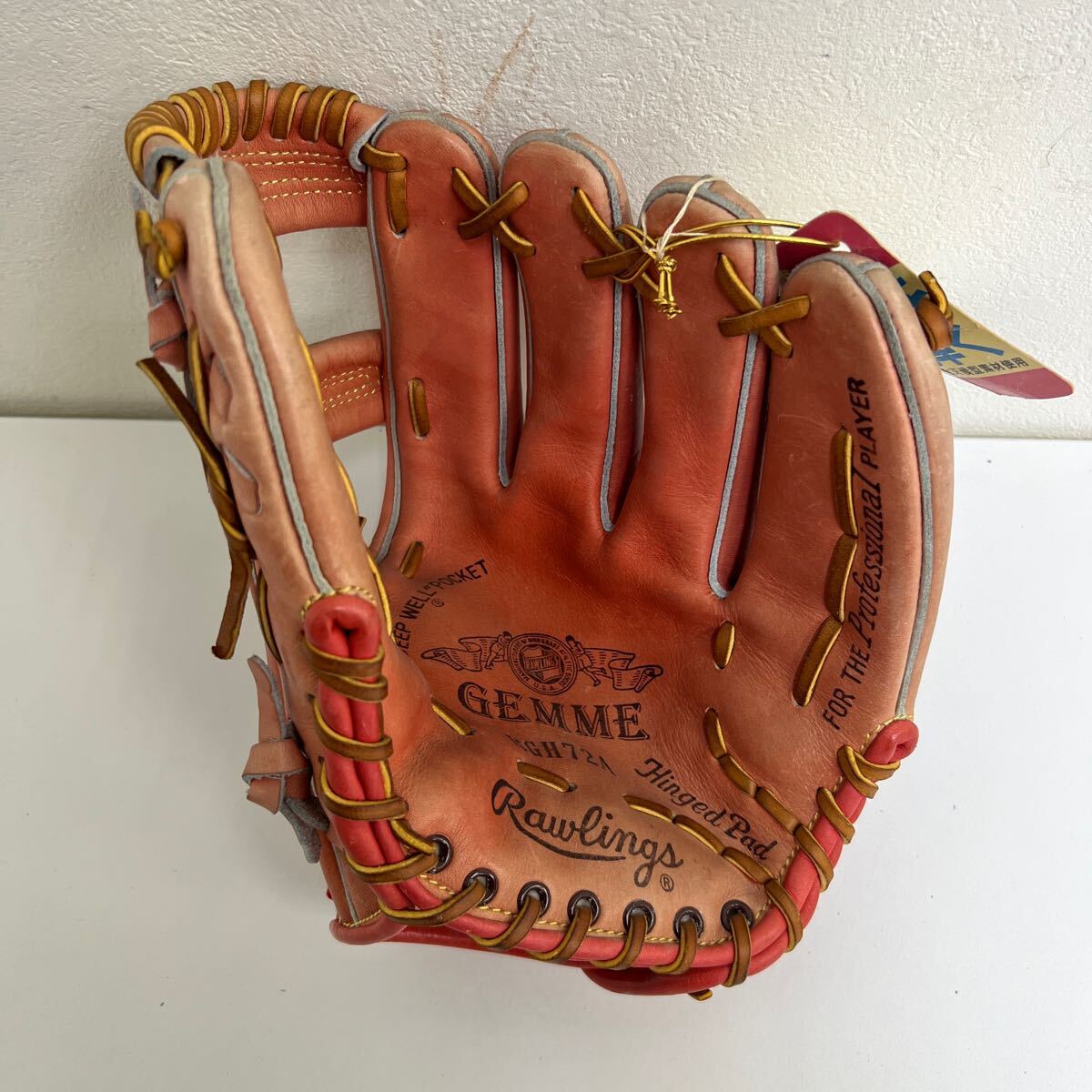 [0623-13] GEMME ローリングス 野球 硬式用グローブ 內(nèi)野手用 右投げ用 未使用品