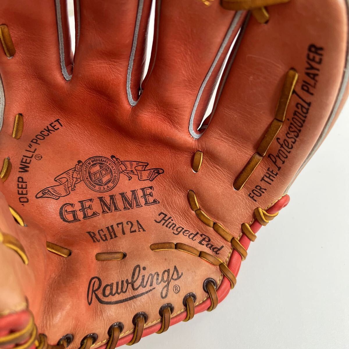 [0623-13] GEMME ローリングス 野球 硬式用グローブ 內(nèi)野手用 右投げ用 未使用品
