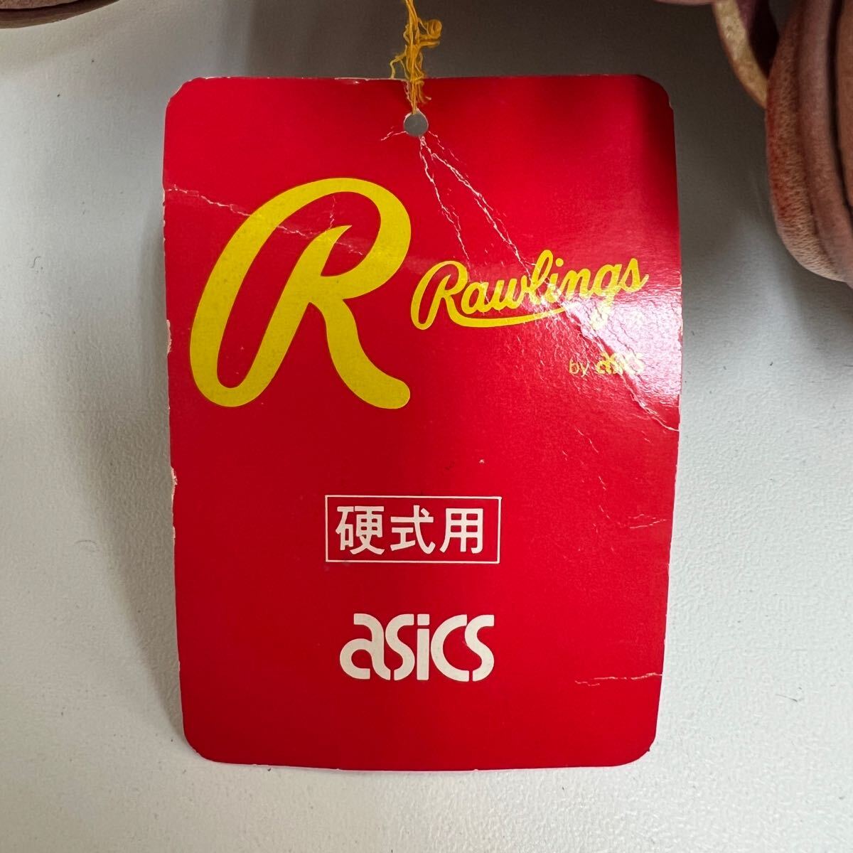 [0624-02] ローリングス アシックス R-31K 硬式用グローブ 內(nèi)野手用 カラー ワイン サイズ レギュラー 未使用品