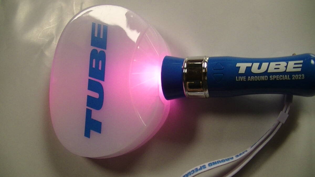 TUBE チューブ LIVE AROUND SPECIAL 2023 橫浜スタジアム ライブグッズ うちわ型 パチパチペンライト