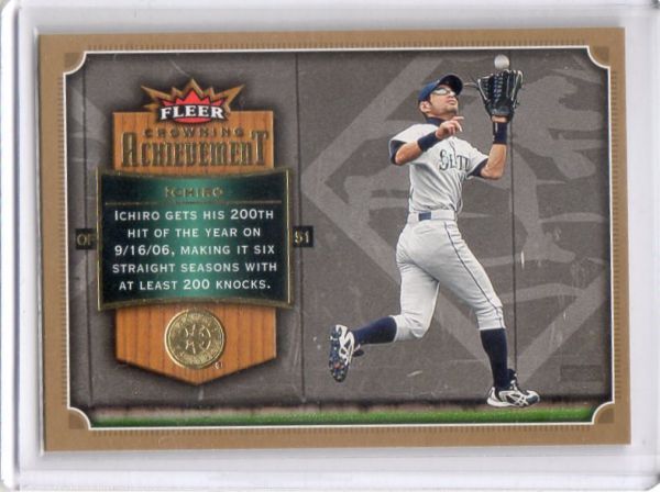 ●イチロー　カード　Vol.1533　2007FLEER CROWNIG ACHIVEMENT #CA-IS　シアトル?マリナーズ