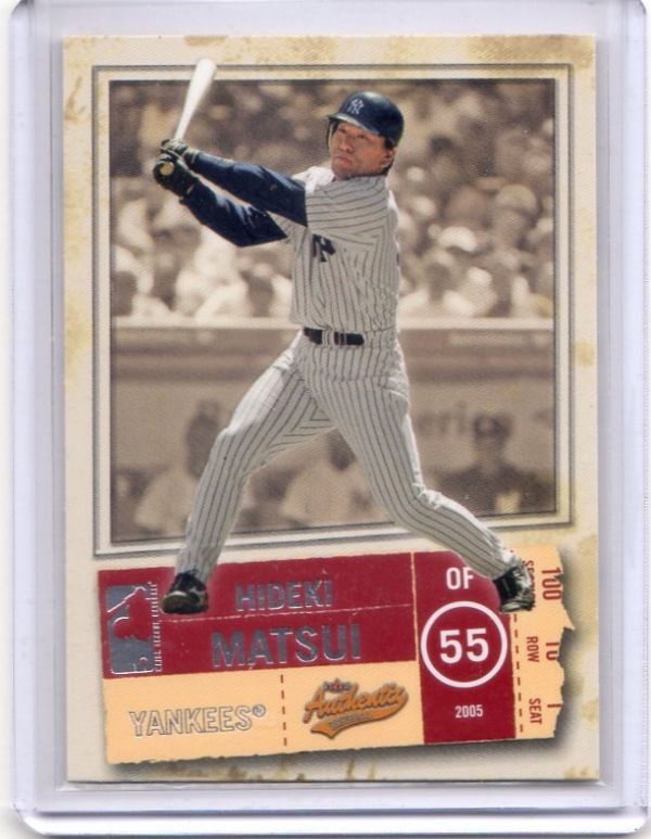 ●松井秀喜　カード　Vol.30　2005FLEER AUTHENTIX #96　ニューヨーク?ヤンキース
