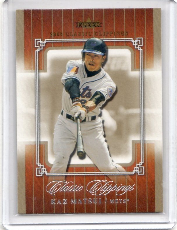 ●松井稼頭央　カード　Vol.49　2005FLEER CLASSIC CLIPPINGS #47　ニューヨーク?メッツ