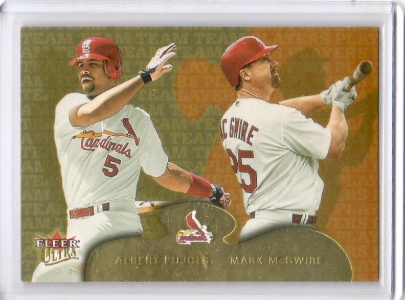 ●アルバート?プーホールス　カード　Vol.38　2001FLEER ULTRA TEAM PLAYERS GOLD MEDALLION #229　ルーキー　セントルイス?カージナルス