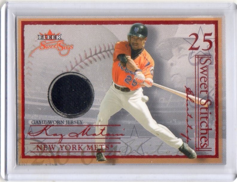 ★松井稼頭央　カード　Vol.274　2004FLEER SWEET SIGS SWEET STITCHES JERSEY RED #ST-KM　試合実著用ジャージ　125枚限定　ルーキー