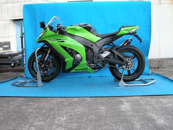 フロントアジャストスタンド　BA00-155BF　バトルファクトリー　　　Ninja　ZX-9R　ZX900C　ZX900D　　ZX-10RR　ZX-6RR　ZXR　