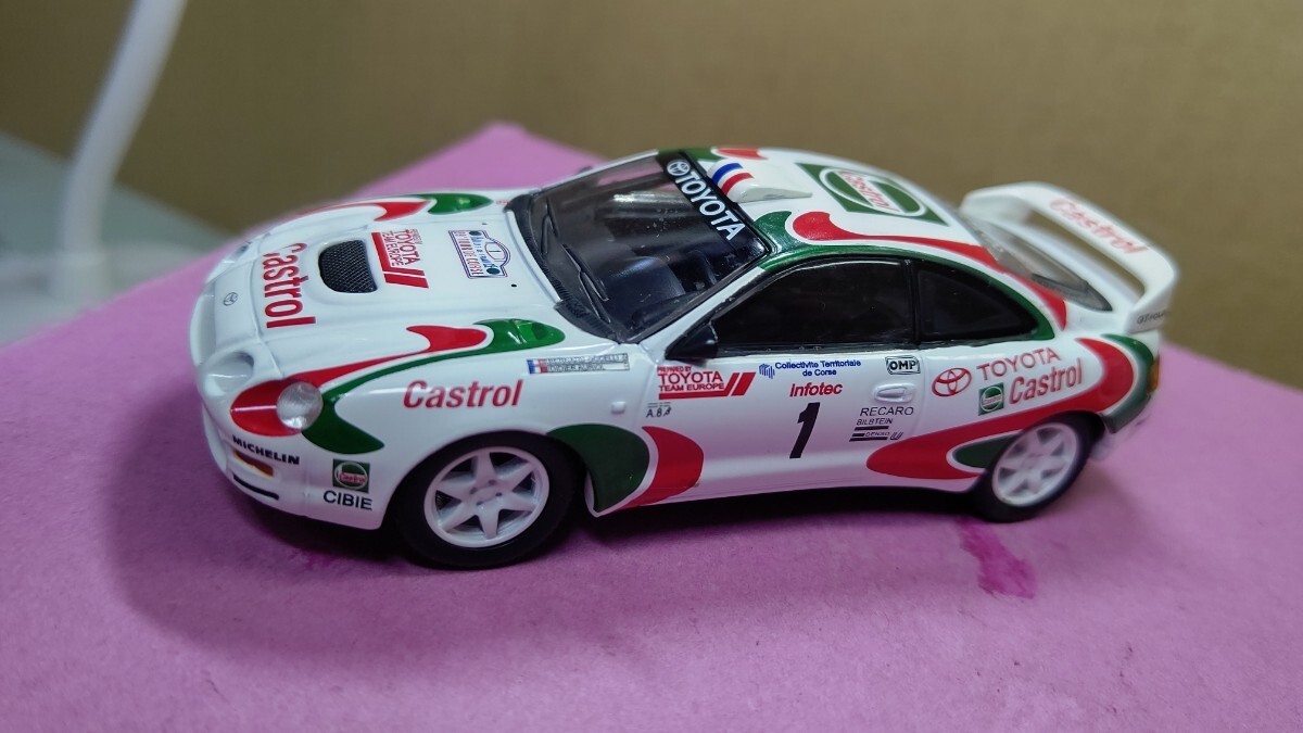  местного производства название (1995 год ) гоночный автомобиль! TOYOTA CELICA GT-4! Dell Prado машина коллекция! шкала 1/43