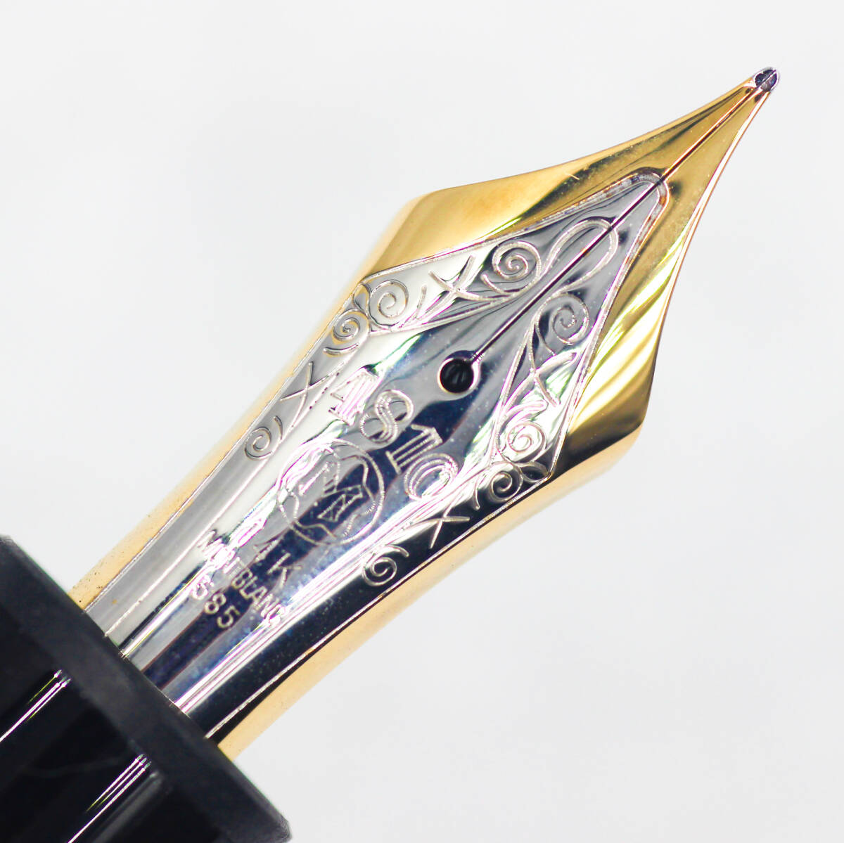 未使用 モンブラン マイスターシュテュック １４９ 萬年筆 １４Ｋ中白Ｍニブ ２段エボナイト芯 元箱付 MONTBLANC MEISTERSTUCK　 （也努）