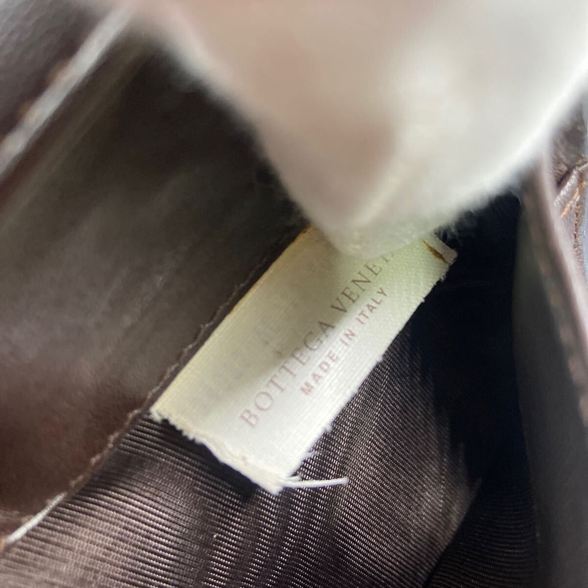 20 EN BOTTEGA VENETA ボッテガヴェネタ イントレチャート レザー 二つ折り 長財(cái)布 ウォレット 札入れ 小銭入れ ダークブラウン系 