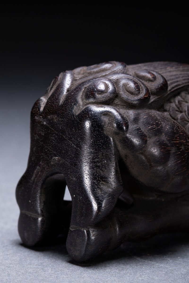 [. старый .]. сбор дом сброшенный товар Edo ~ Meiji времена фиолетовый . дерево ... netsuke подлинная вещь гарантия редкий старый изобразительное искусство антиквариат товар 7G5-260S4
