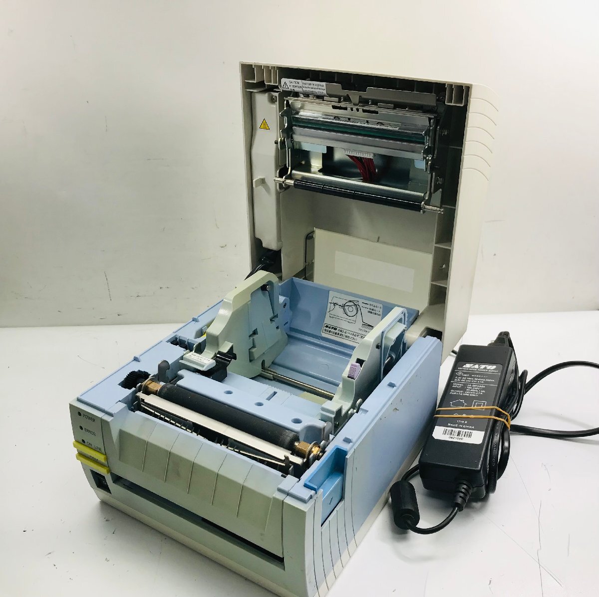 ★SATO/サトー レスプリ T412v-exSTD バーコードラベルプリンター USB/LAN対応【カッターあり】【ACアダプタ付き】