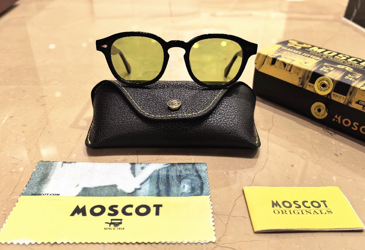 名作モデル☆新品☆ MOSCOT モスコット LEMTOSH レムトッシュ ウェリントン眼鏡 メガネ?サングラス?ジョニーデップ愛用モデル/緑