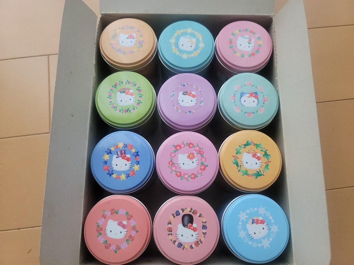 ハローキティカン2　12個セット　HELLO KITTY　缶　箱付　/ サンリオ　レア　バンダイ_画像1
