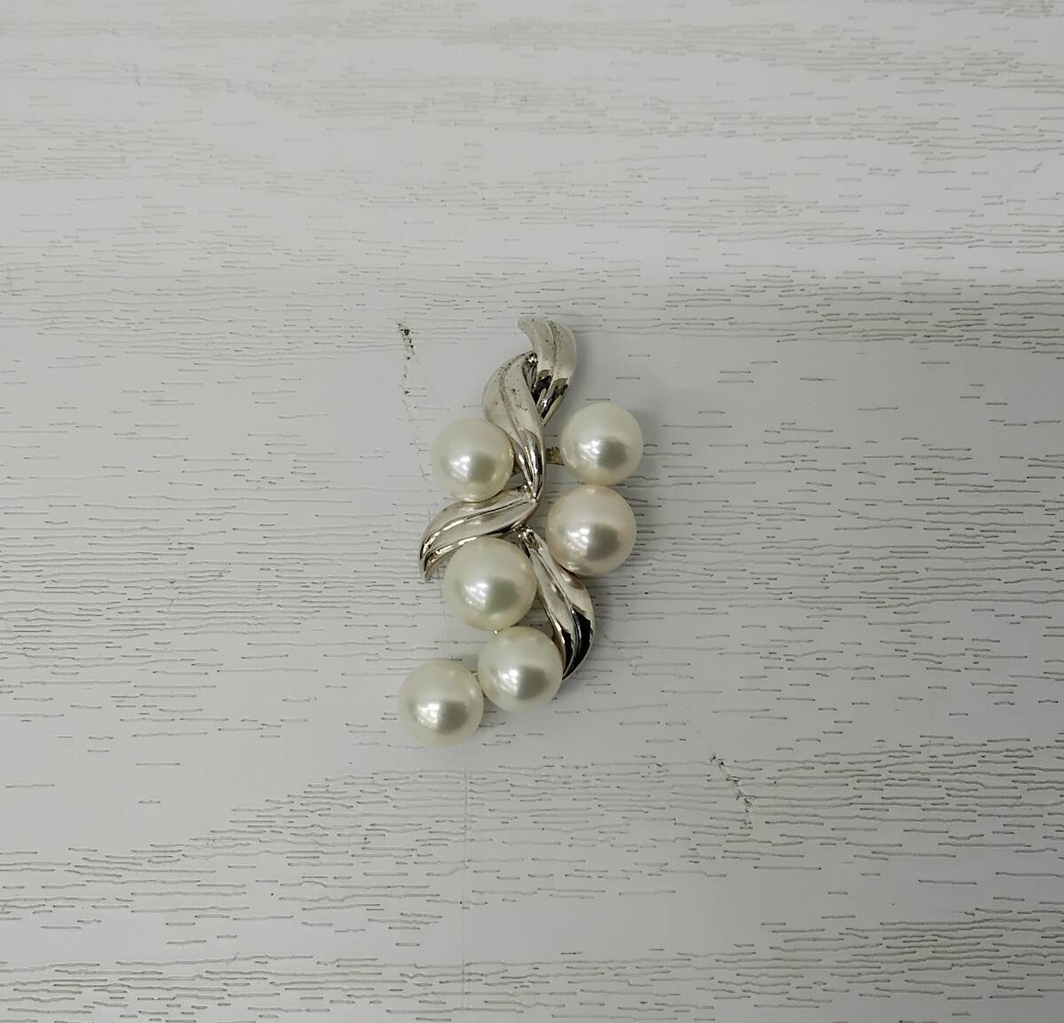 MIKIMOTO　ミキモト　パール6?！ˉ庭氓欹攻去氓住刻印　SILVER　シルバー　長期保管品　現(xiàn)狀品