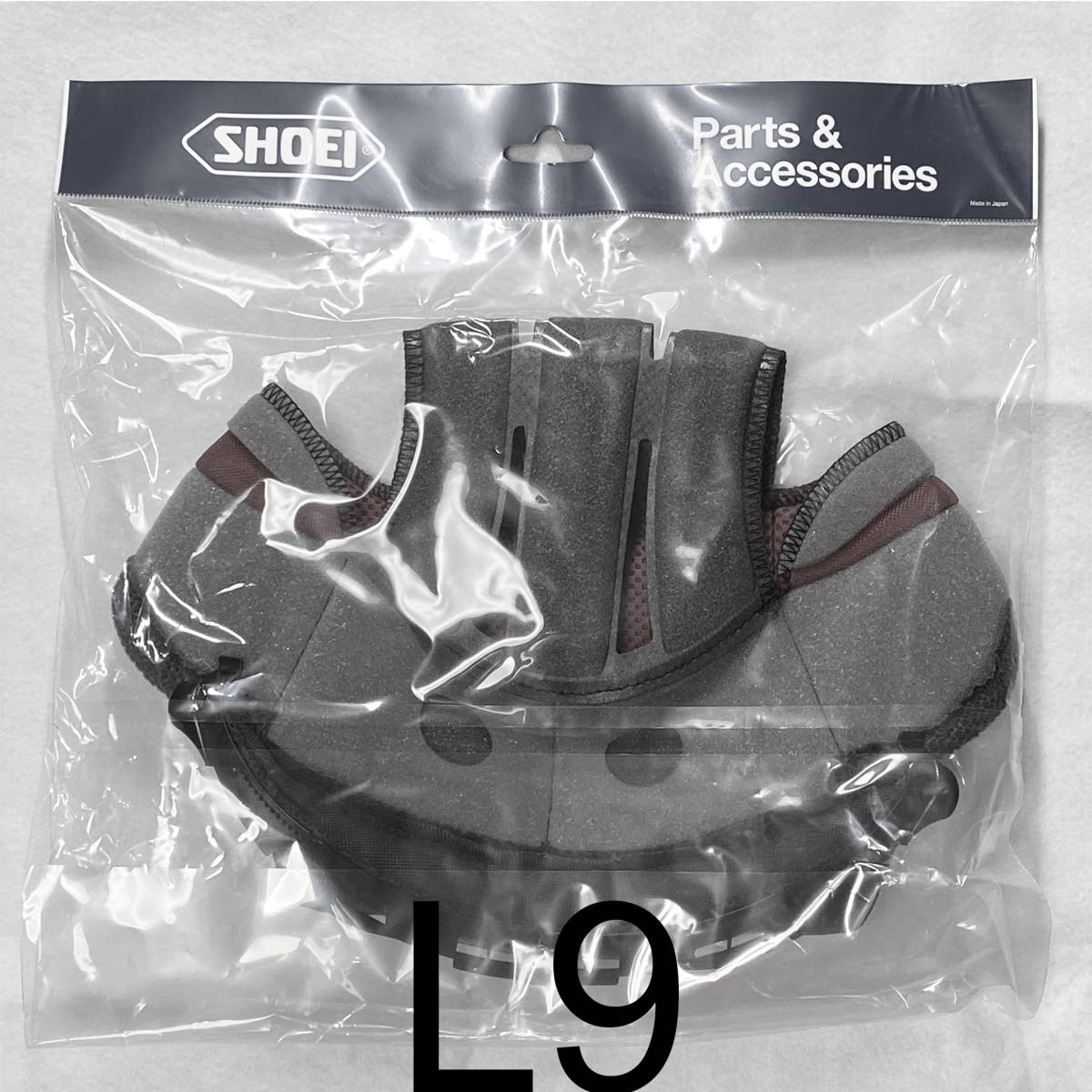 新型純正汎用センターパッド SHOEI ショウエイ X-11 X-Eleven X-9 マルチテック MULTITEC VFX-DT 使用可能 內(nèi)裝L (L9) 標(biāo)準(zhǔn)
