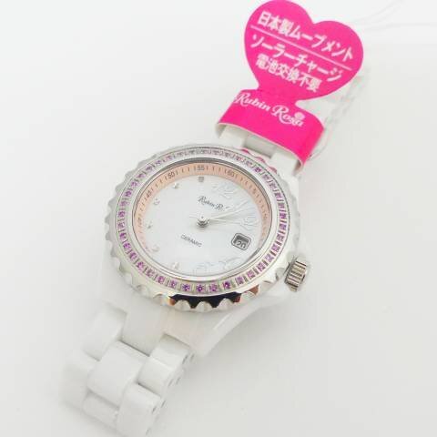 新品未使用品　腕時(shí)計(jì)　Rubin　Rosa　ルビンローザ　レディース　R.305　ソーラーチャージ　定価　20,900円　時(shí)計(jì)店大量仕入れ品　②