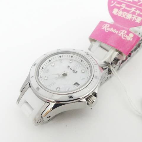 新品未使用品　腕時(shí)計(jì)　Rubin　Rosa　ルビンローザ　レディース　R.306　ソーラーチャージ　定価　22,000円　時(shí)計(jì)店大量仕入れ品　③