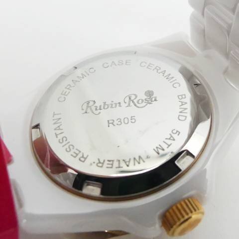 新品未使用品　腕時計　Rubin　Rosa　ルビンローザ　レディース　R.305　ソーラーチャージ　時計店大量仕入れ品　⑨