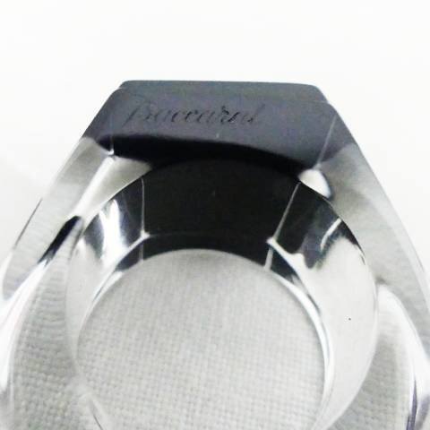 Baccarat バカラ　リング　指輪　クリスタルガラス?。?