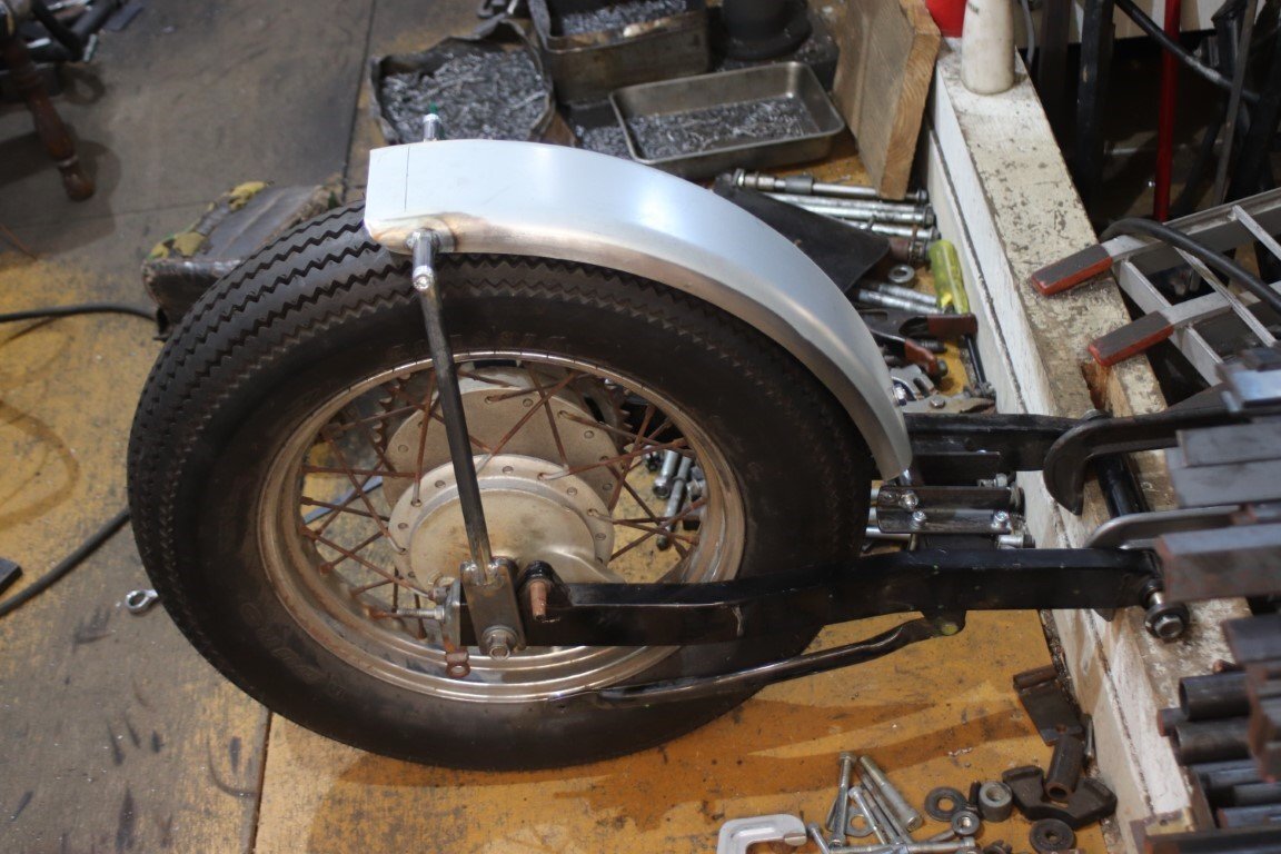 専用 11番 イントルーダー250LC DUROCLASSIC フラットフェンダーKIT リア