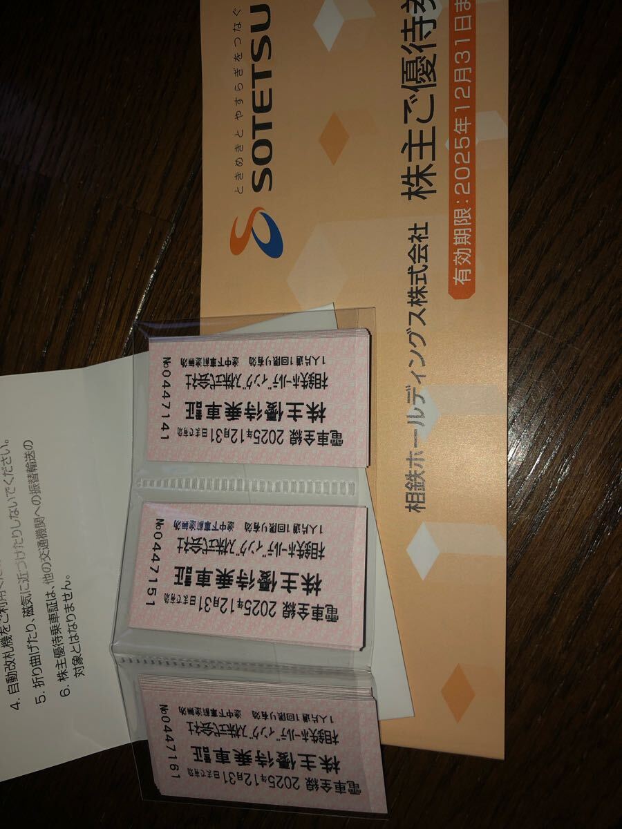 相鉄ホールディングス株主優(yōu)待（株主優(yōu)待乗車証30枚）送料無料