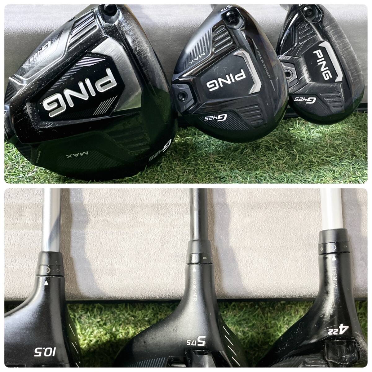 PING - 【貴重レフティ】PING ピン G425 MAX ゴルフクラブセット 11本 S メンズ 左 大人気モデル 左利き用 左利き 左用 Gシリーズ 貴重レフティ】PING ピン G425 MAX ゴルフクラブセット 11本 S