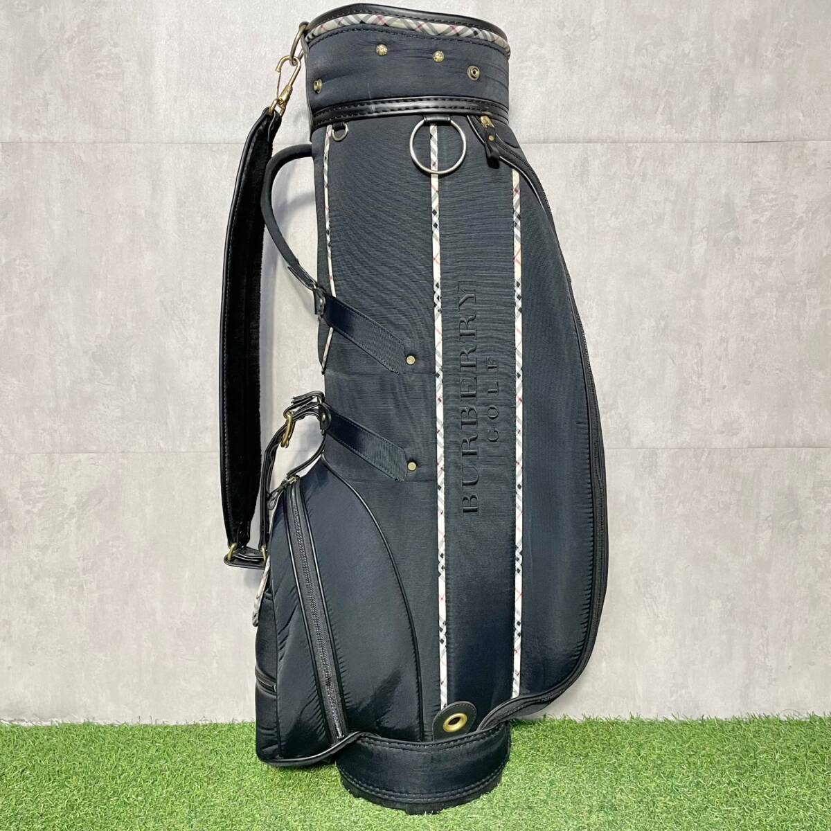 BURBERRY バーバリー キャディバッグ ゴルフバッグ ノバチェック ノヴァチェック 大人気モデル 送料無(wú)料 キャディーバッグ キャディバック